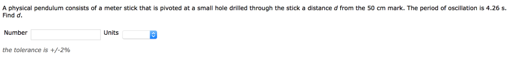 Solved A Physical Pendulum Consists Of A Meter Stick That Is Chegg Com   Php1G8yYg 