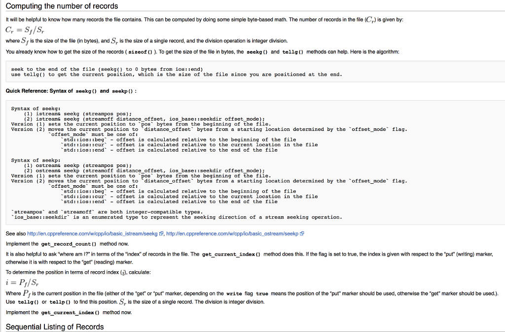 The Random Access File The random access file of this | Chegg.com