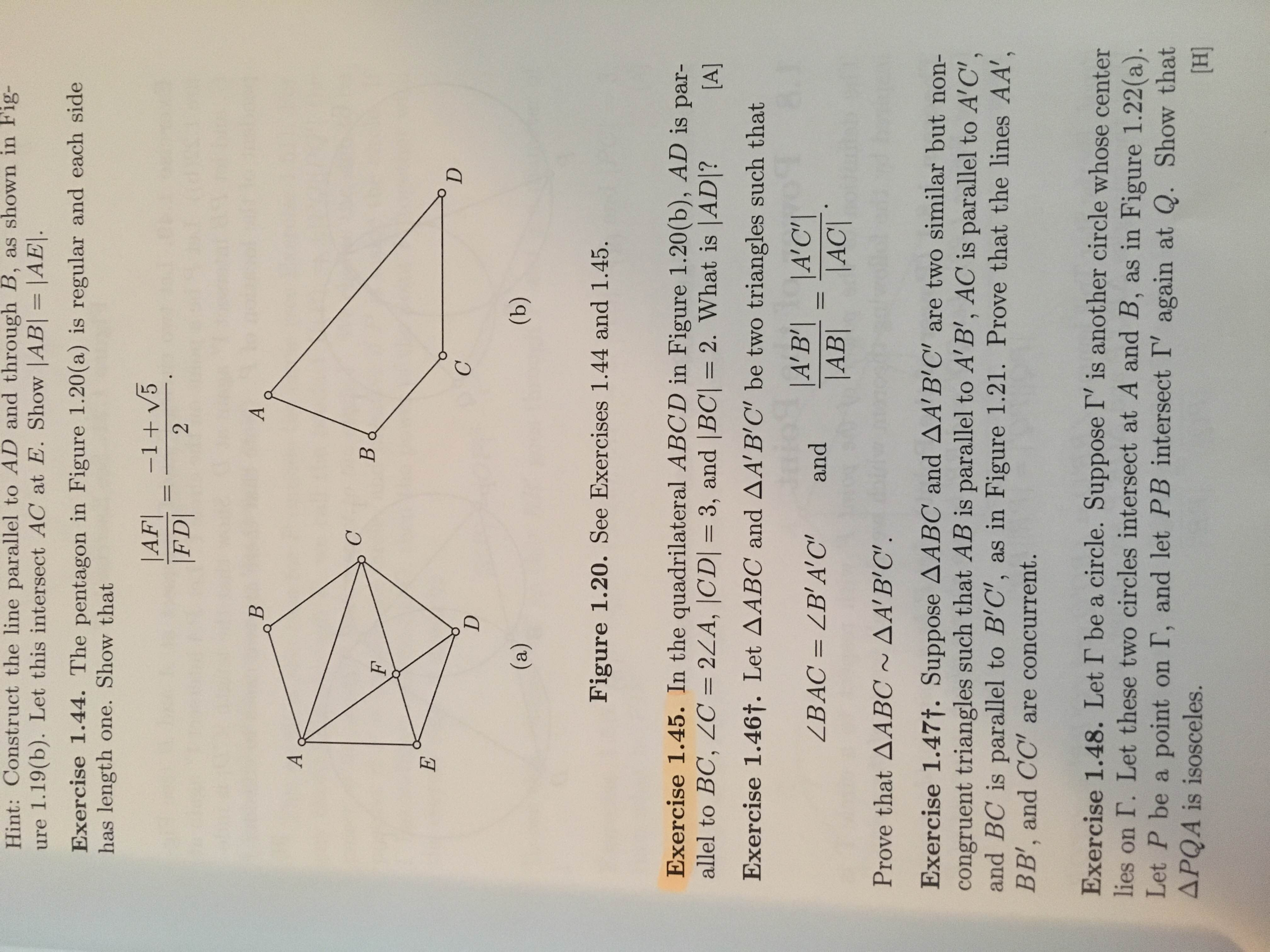 Parallel Form Ad Solved Construct the line parallel to AD and through B, as | Chegg.com