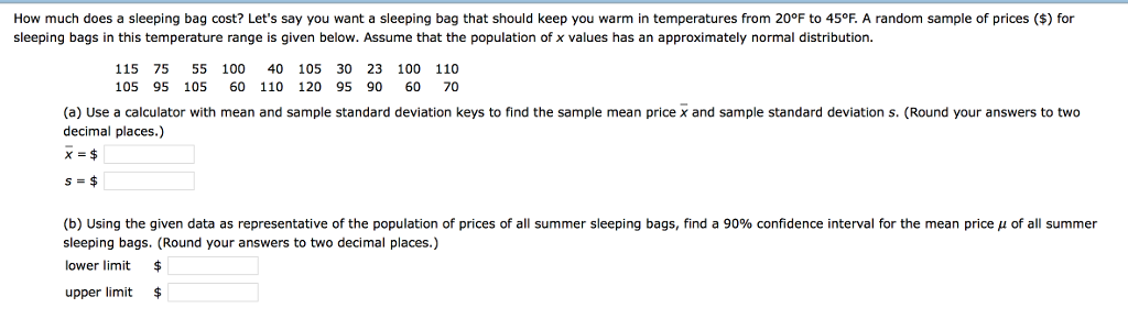 solved-how-much-does-a-sleeping-bag-cost-let-s-say-you-want-chegg