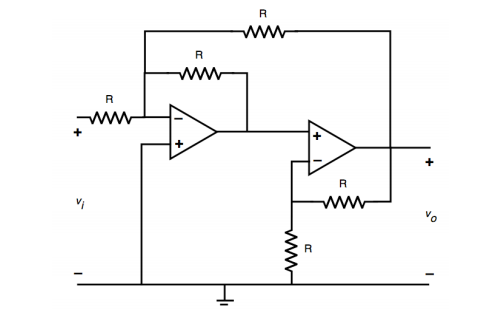 Solved Differentiate the voltage ratio VO/Vi in the circuit | Chegg.com