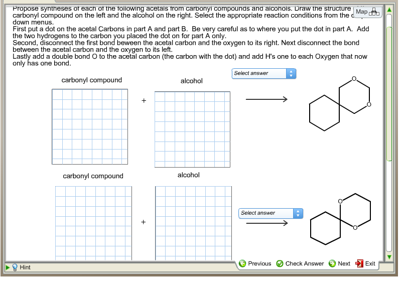 Solved Propose Syntheses Of Each Of The Following Acetals | Chegg.com