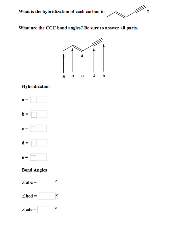 Solved ワ What is the hybridization of each carbon in What | Chegg.com