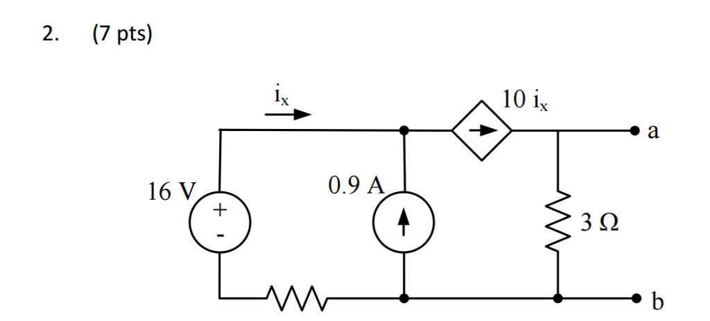 Solved Find the Thévenin equivalent circuits with respect to | Chegg.com