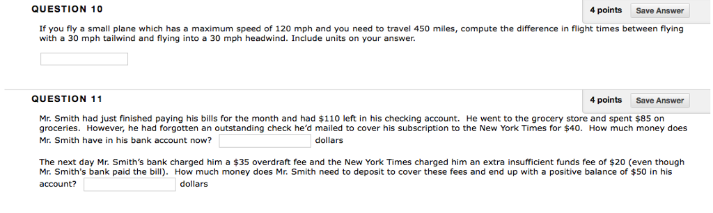 Solved QUESTION 10 4 points Save Answer If you fly a small | Chegg.com