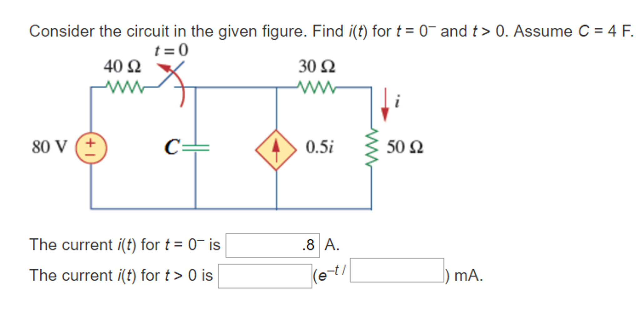 Solved Consider The Circuit Shown In The Figure Chegg Vrogue Co