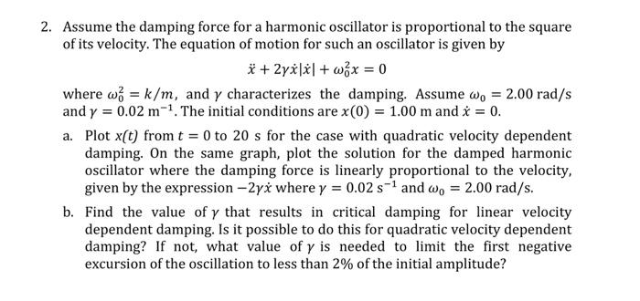 Solved Please Only Do Part B Because I Have Mathematica | Chegg.com