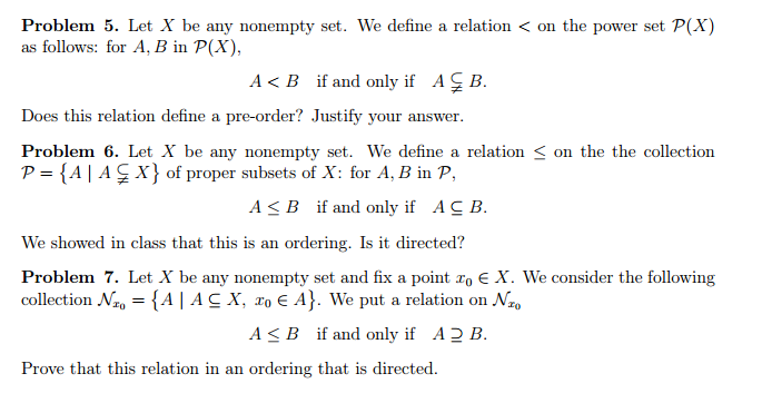 Solved Notation. Given Sets A And B The Notation A C B Means | Chegg.com