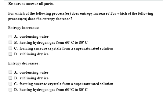 entropy increases entropy increases