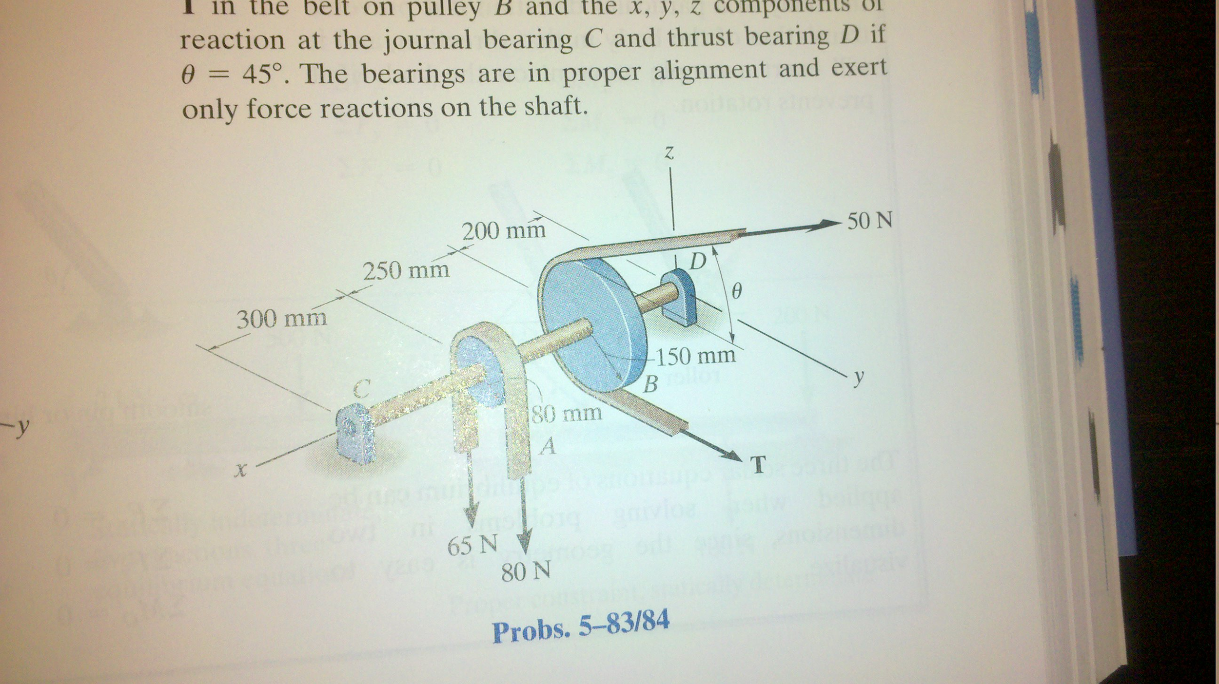 Both pulleys are fixed to the shaft and as the sha