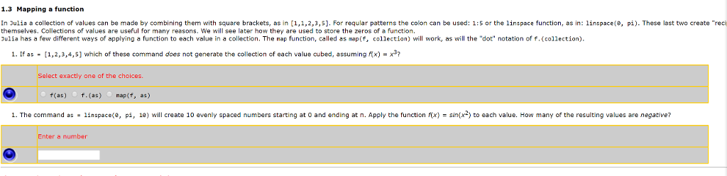 Solved 1 3 Mapping A Function 1 a Collection Of Value Can Chegg