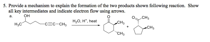 Solved 5. Provide a mechanism to explain the formation of | Chegg.com