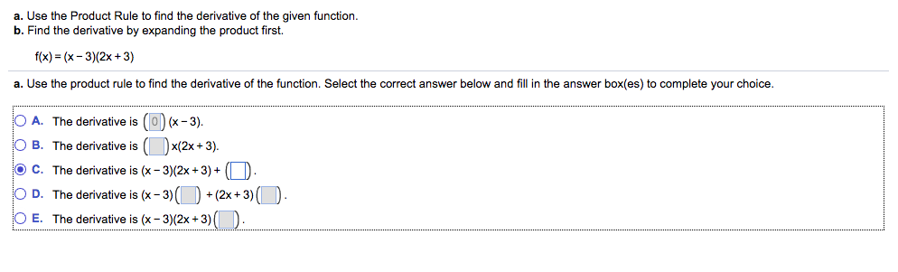 How To Use The Product Rule To Find The Derivative