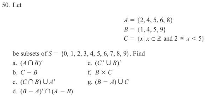 Solved Discrete Math Question (Q50, P239, Textbook: | Chegg.com