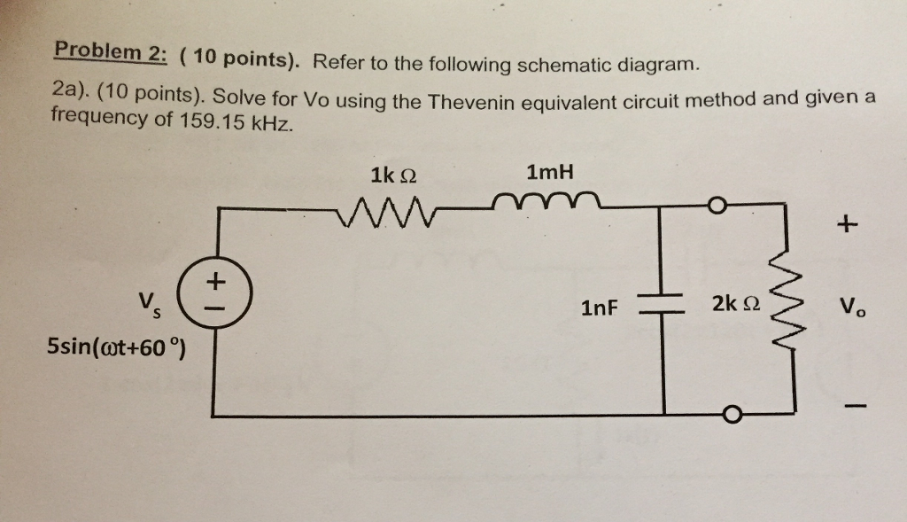 Solved Refer to the following schematic diagram. 2a). Solve | Chegg.com