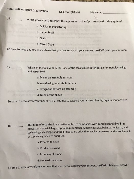 Solved ________ Which choice best describes the application | Chegg.com