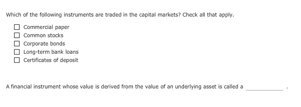 Solved 4. Financial instruments Aa Aa Financial instruments | Chegg.com