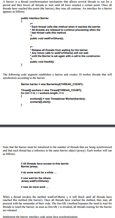 Solved This is from operating system consept with java 8th | Chegg.com