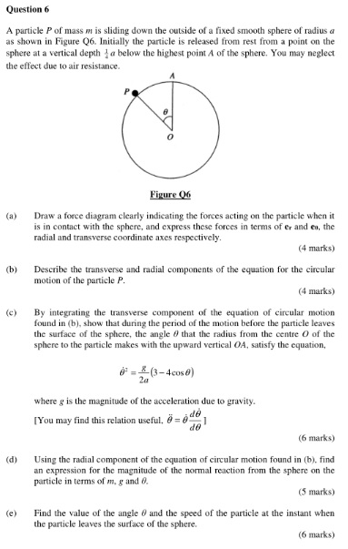 Solved Question 5 This problem analyzes projectile motion. A | Chegg.com