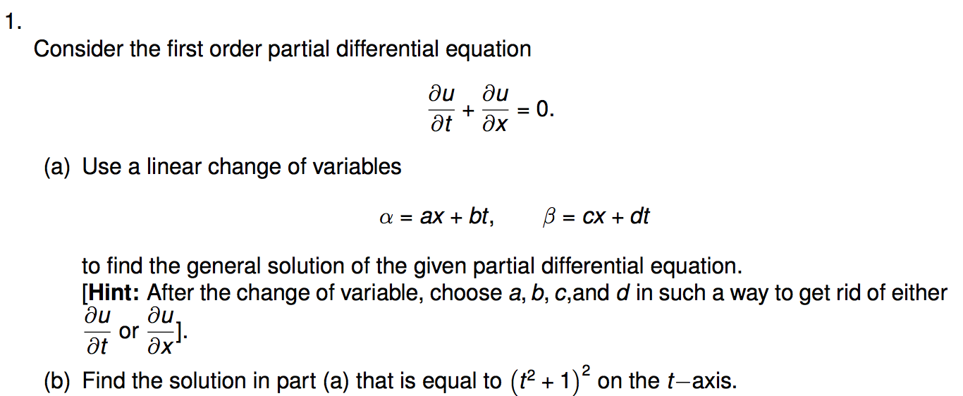 solved-consider-the-first-order-partial-differential-chegg