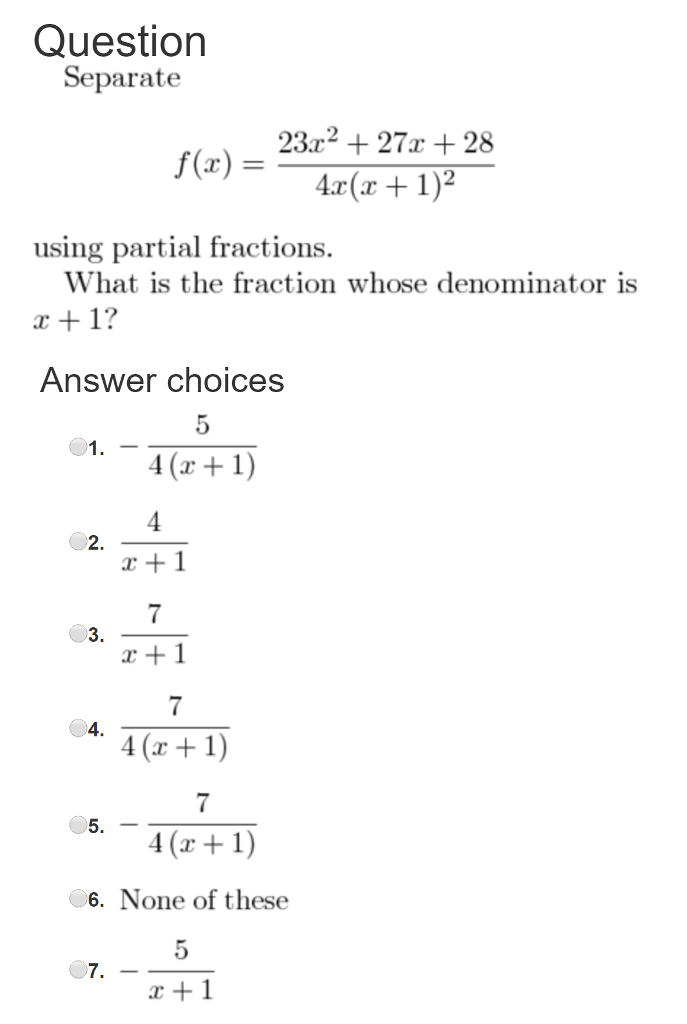 solved-separate-f-x-23x-2-27x-28-4x-x-1-2-using-chegg