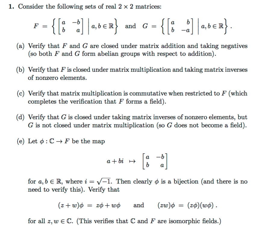 Solved Consider The Following Sets Of Real X Chegg Com