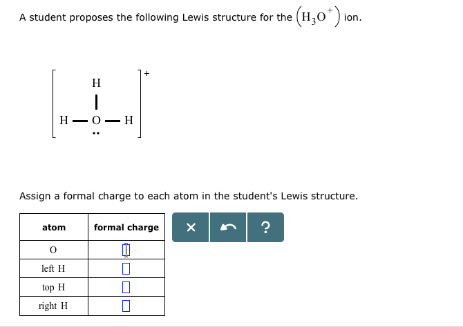 Lewis Structure For H3o+ With Formal Charges - Draw Easy