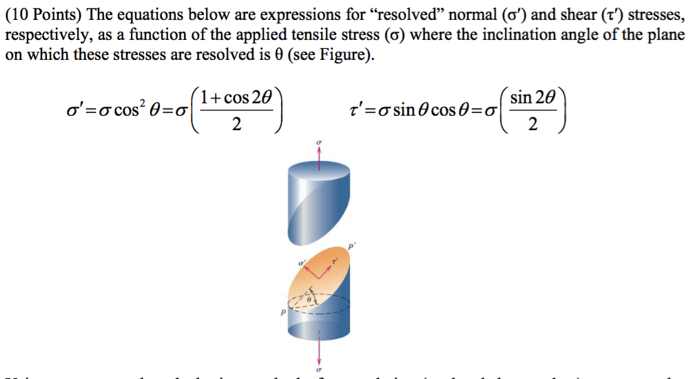 Solved Assuming Mechanical Equilibrium, Derive The Two Eq...