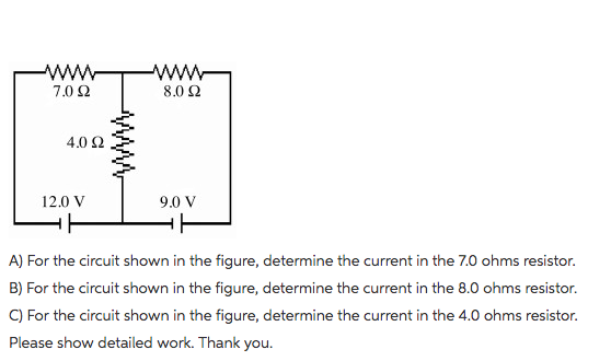 Solved for the circuit shown in the figure, determine the | Chegg.com