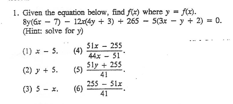 fx equation 5