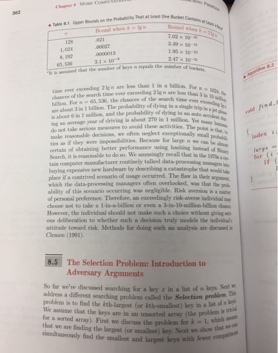 Solved Foundations of algorithms chp 8 # 18 Question #8: A | Chegg.com