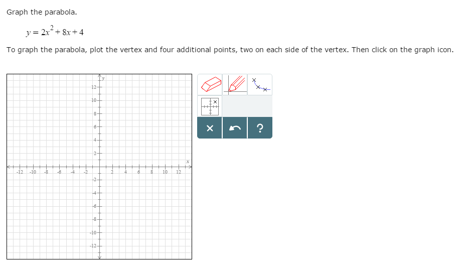 graph the parabola y x 2 6x 8