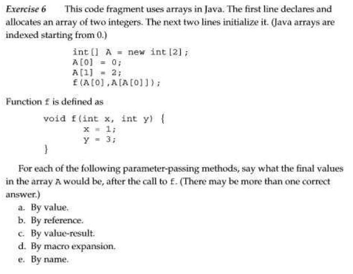 array problem solving questions in java