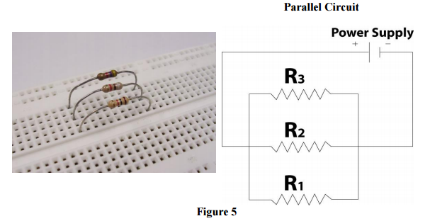 Solved parallel circuit 1) Compare voltage across | Chegg.com