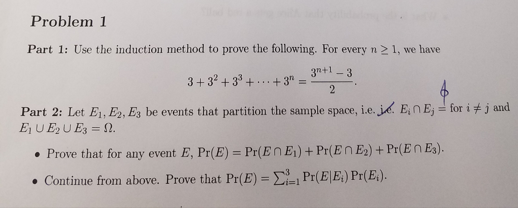 Solved Use The Induction Method To Prove The Following For 0058