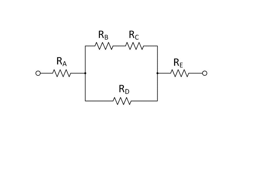 Solved For the following circuit find the total resistance. | Chegg.com