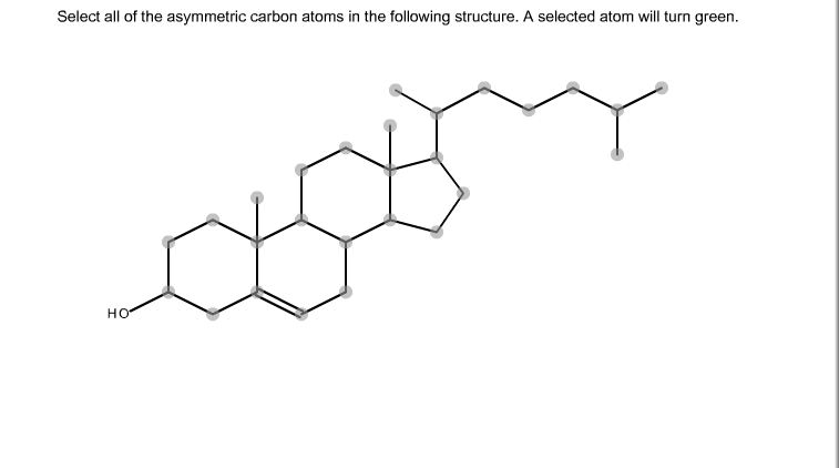 Chiral carbon atoms