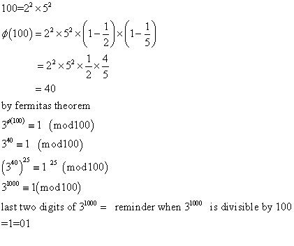 Solved Find the last two digits of . Why do we do | Chegg.com