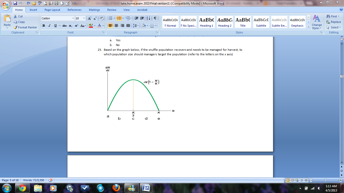 Solved 1. Based on the graph below, if the snuffle | Chegg.com