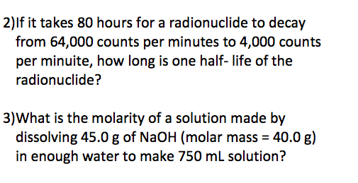 solved-if-it-takes-80-hours-for-a-radionuclide-to-decay-from-chegg