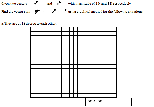 Example Questions For Vector Resolution Graphical Method Solved A. B、 A+ B using graphical method for the following | Chegg.com