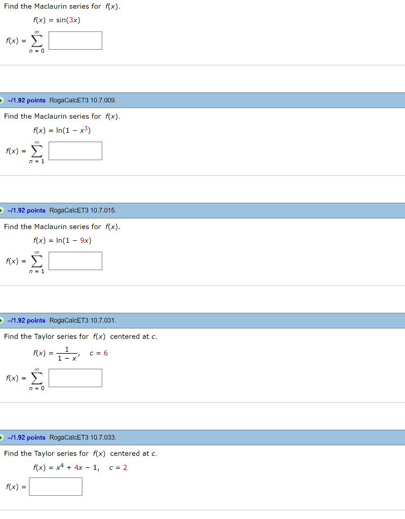 Solved Hi, I Need Help With These Calculus 2 Problems, Any | Chegg.com