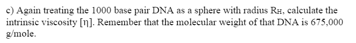 Random coil polymers and DNA When DNA becomes long | Chegg.com