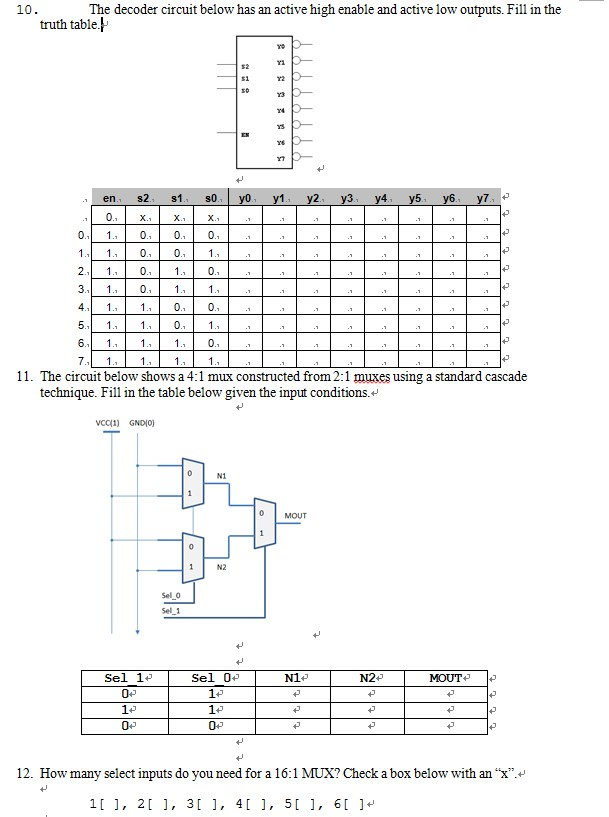 solved-the-decoder-circuit-below-has-an-active-high-enable-chegg