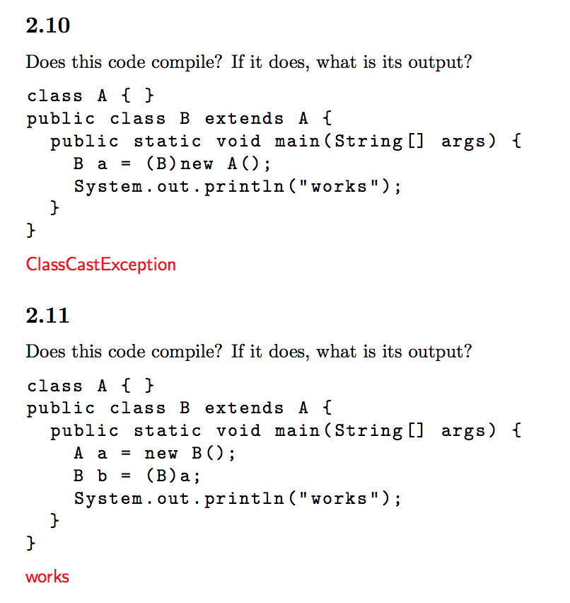 Solved 2.10 Does this code compile? If it does, what is its | Chegg.com