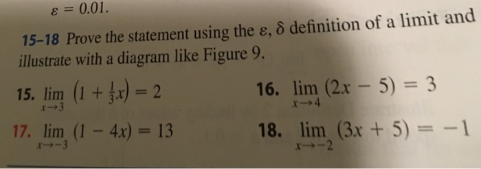 Solved Prove The Statement Using The Epsilon, Delta | Chegg.com