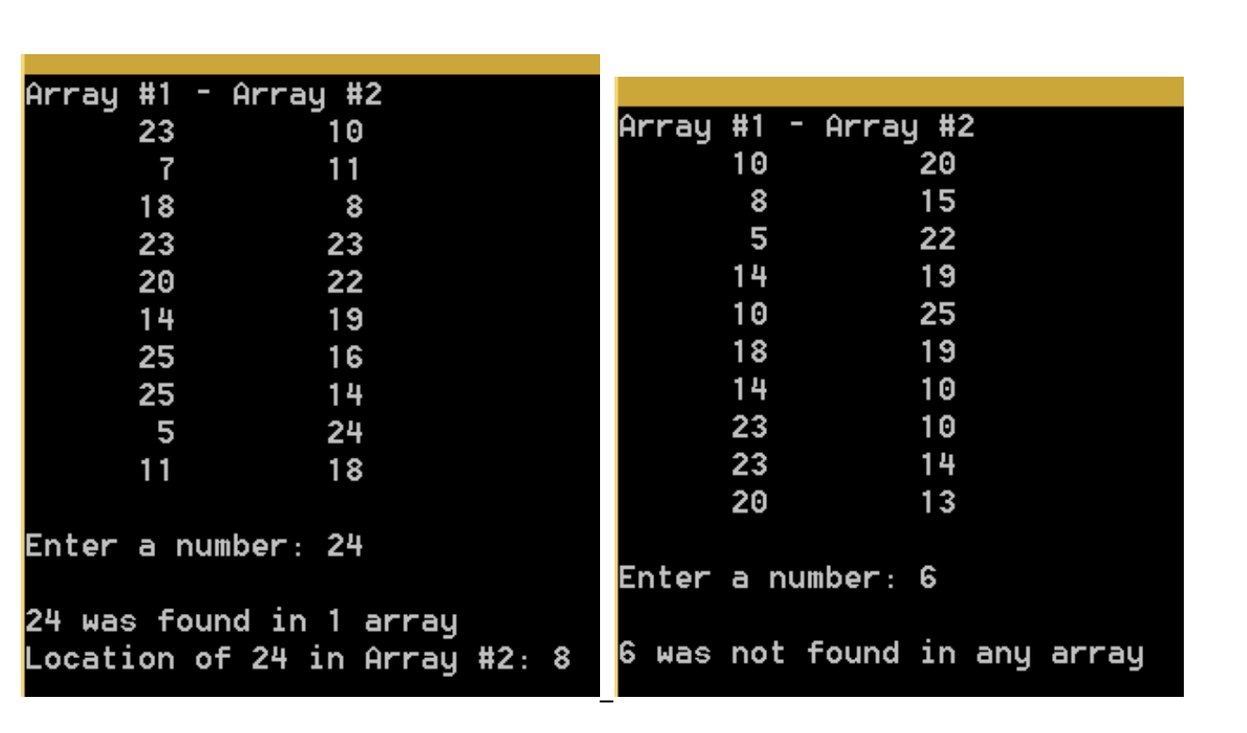 Solved Declare two integer arrays list1 and list2 of size