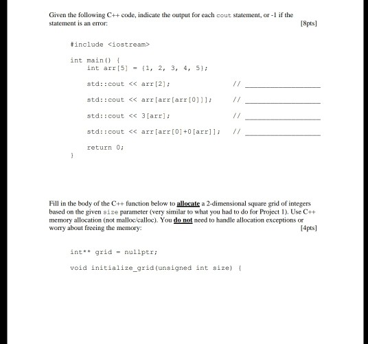 solved-given-the-following-c-code-indicate-the-output-for-chegg