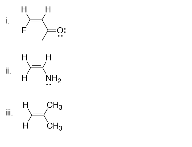 Solved For each of the following monomers, predict if it | Chegg.com