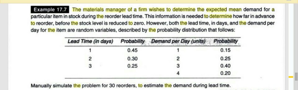Solved The materials manager of a firm wishes to determine | Chegg.com